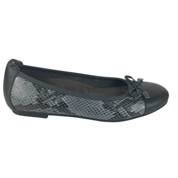 VIONIC MINNA SNAKE PRINT BALLERINA FLATS SHOES 6 - Picture 1 of 9